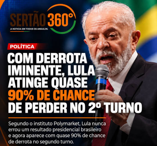 ELEIÇÕES 2026: LULA PODE SER DERROTADO NO SEGUNDO TURNO? MERCADO DE PREVISÕES APONTA CENÁRIO DESFAVORÁVEL AO PRESIDENTE!