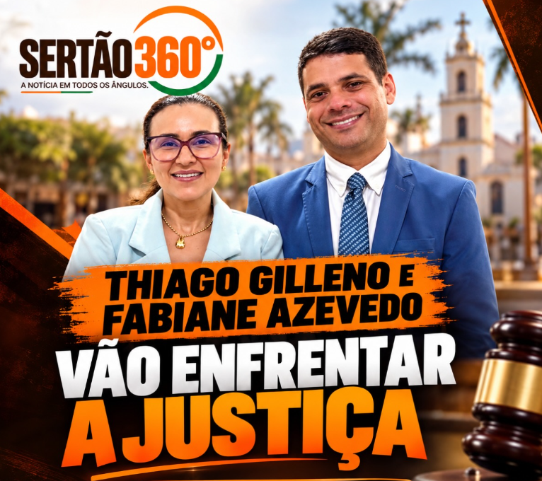 PONTO NOVO: THIAGO GILLENO E FABIANE AZEVEDO PODEM TER AUDIÊNCIA NA JUSTIÇA