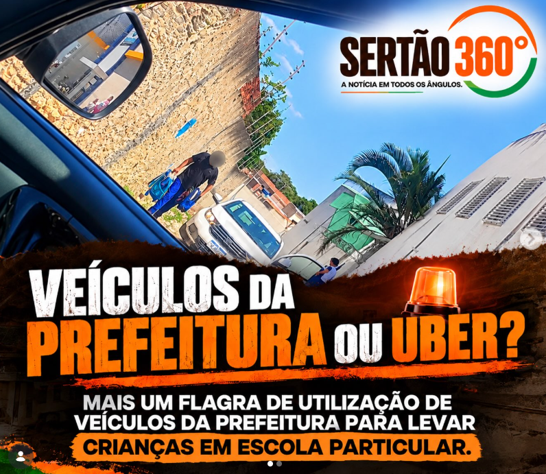 VEÍCULOS DA PREFEITURA OU UBER?