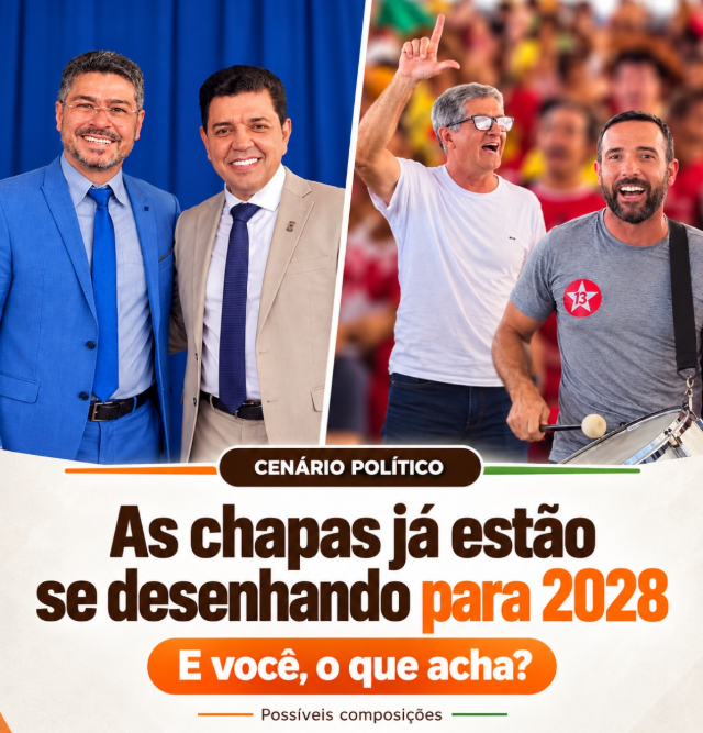 AS CHAPAS JÁ ESTÃO SE DESENHANDO PARA 2028 EM SENHOR DO BONFIM?
