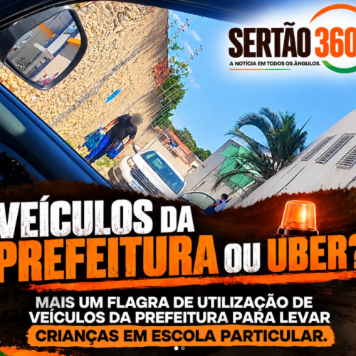 VEÍCULOS DA PREFEITURA OU UBER?